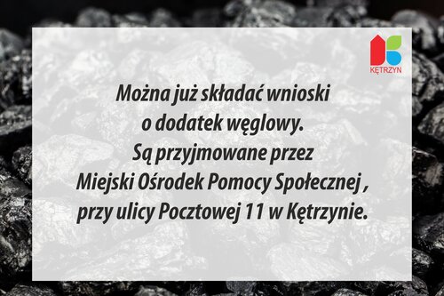 Informacja w sprawie  dodatku węglowego.