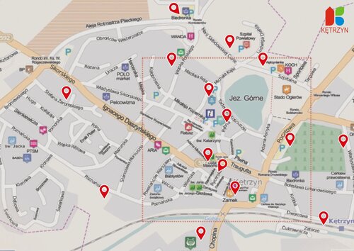 Informacja o dostępności toalet publicznych