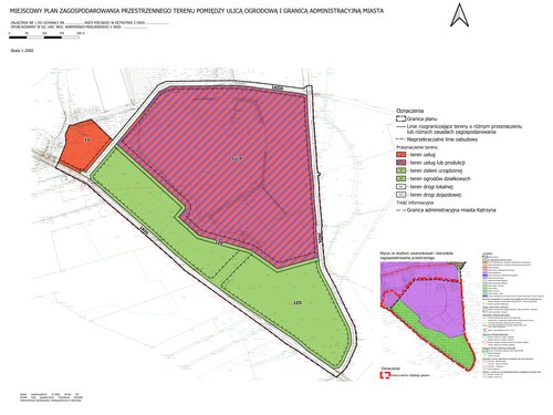 Dyżur projektanta online w ramach indywidualnych konsultacji społecznych w sprawie projektu miejscowego planu zagospodarowania przestrzennego terenu pomiędzy ulicą Ogrodową i granicą administracyjną miasta Kętrzyn