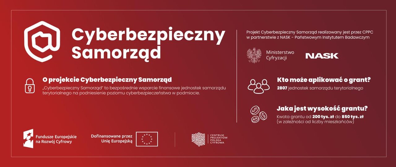 Plakat Cyberbezpieczny Samorząd