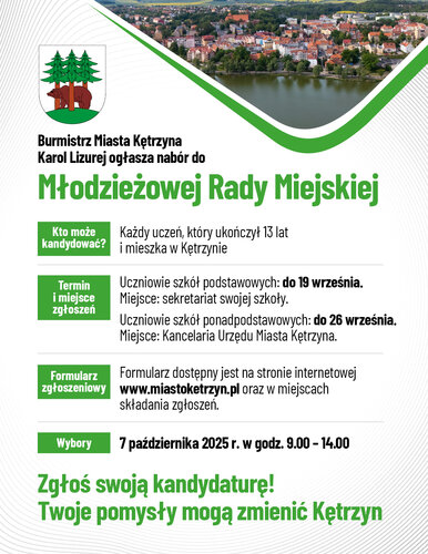 Nabór kandydatów do Młodzieżowej Rady Miejskiej w Kętrzynie