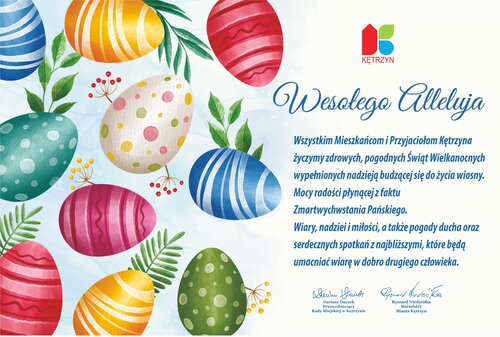 Wielkanocne życzenia Burmistrza Miasta Kętrzyn