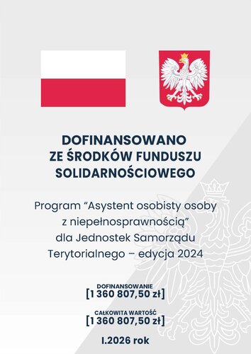 Program Asystent osobisty osoby niepełnosprawnej dla Jednostek Samorządu Terytorialnego – edycja 2026