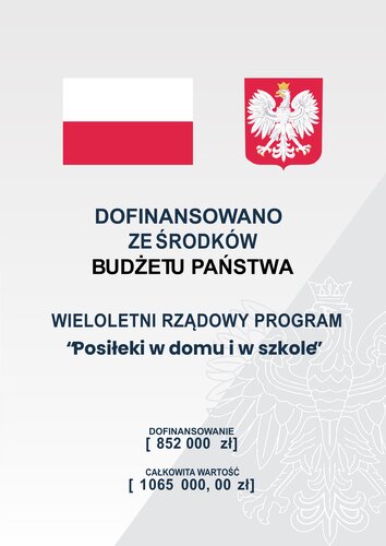 Wieloletni Rządowy Program "Posiłek i w domu i w szkole" - rok 2023