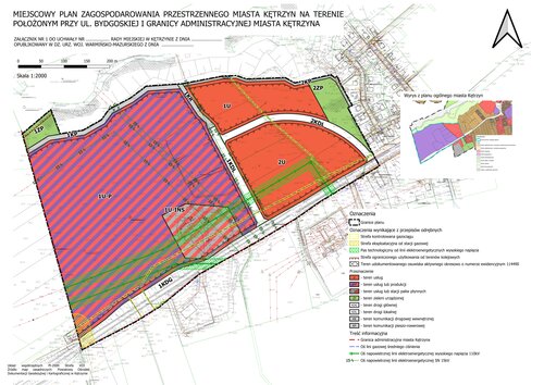 Ogłoszenie o rozpoczęciu konsultacji społecznych dotyczących projektu miejscowego planu zagospodarowania przestrzennego na terenie położonym przy ulicy Bydgoskiej i granicy administracyjnej miasta Kętrzyna