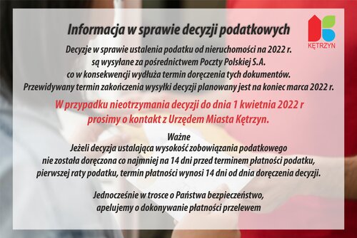 Informacja w sprawie decyzji podatkowych