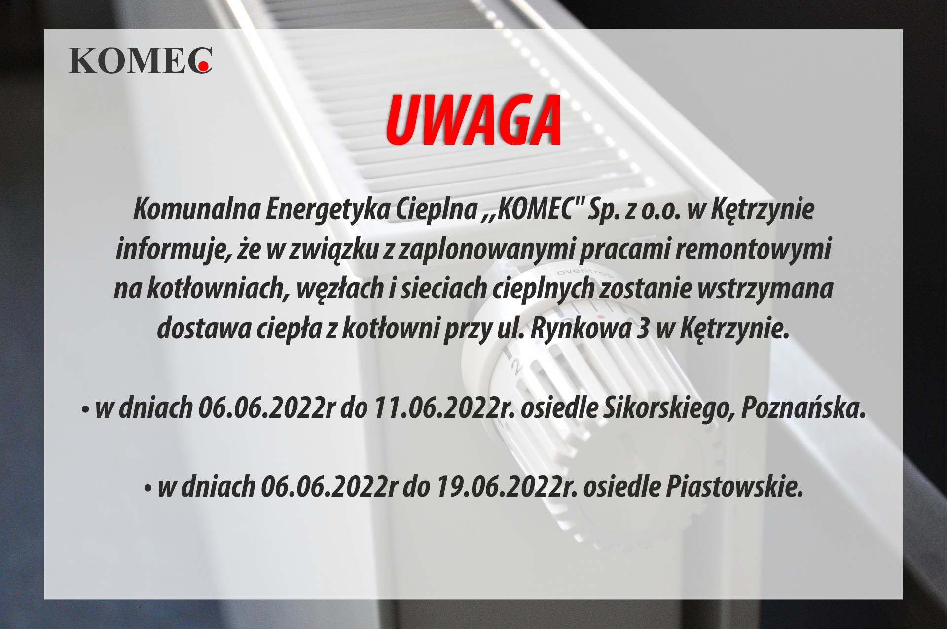 Komunalna Energetyka Cieplna ,,KOMEC