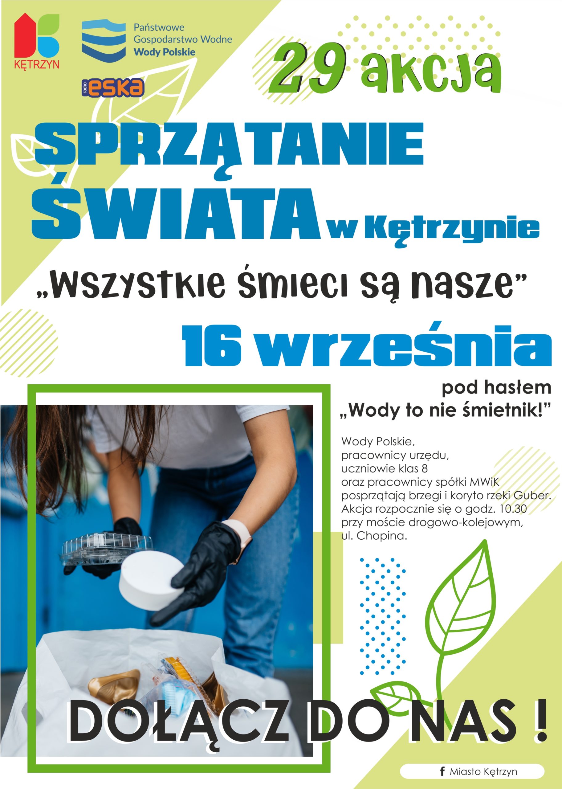 infografika: 29 akcja sprzątanie świata w Kętrzynie 